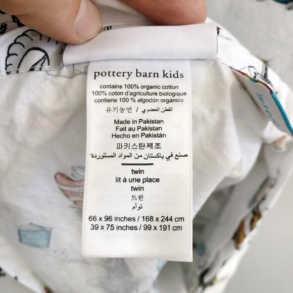 POTTERY BARN KIDS 100% Organic Cotton Dr. Seuss Twin Sheet - Picture 5 of 5